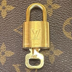 Louis Vuitton lock and key #314 brass